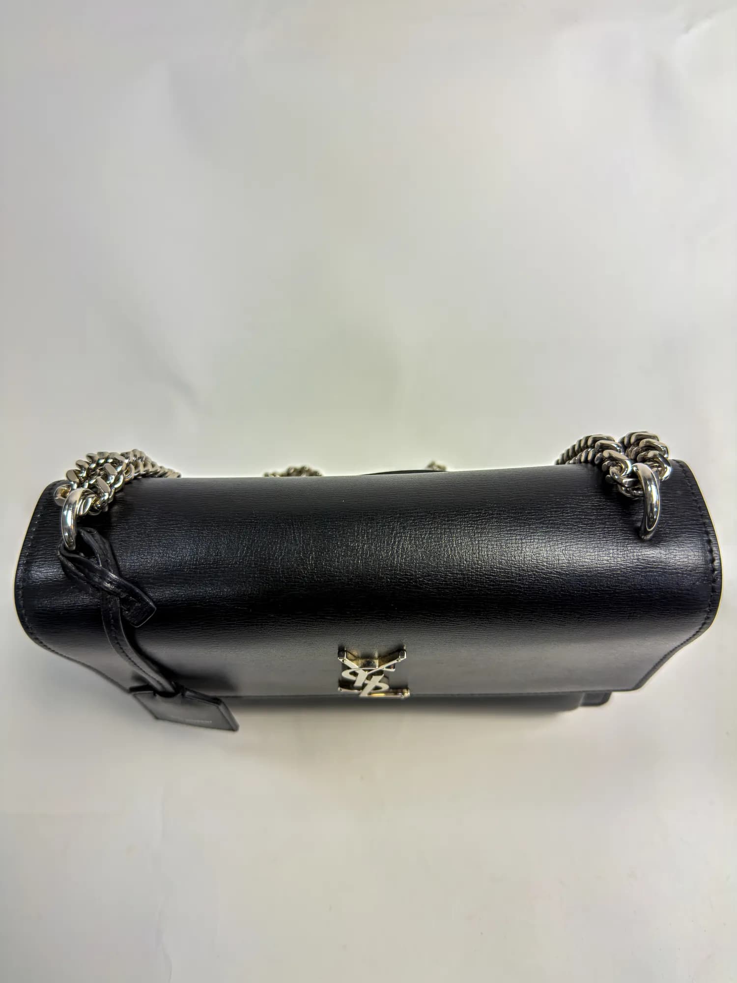 생로랑 선셋 체인 숄더백 미디움 블랙 view 2