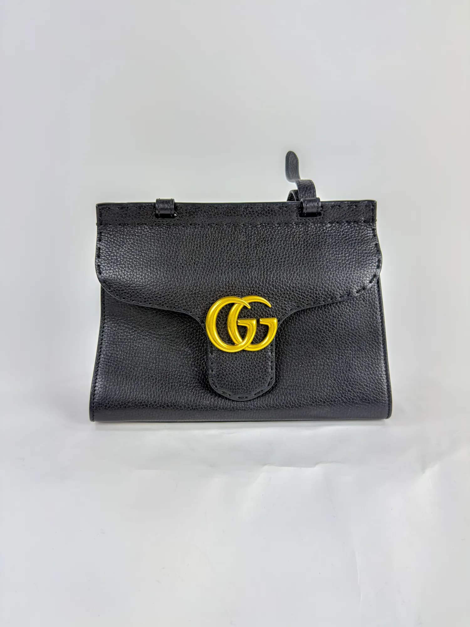 구찌 마몬트 미니 탑핸들백 2-WAY 블랙