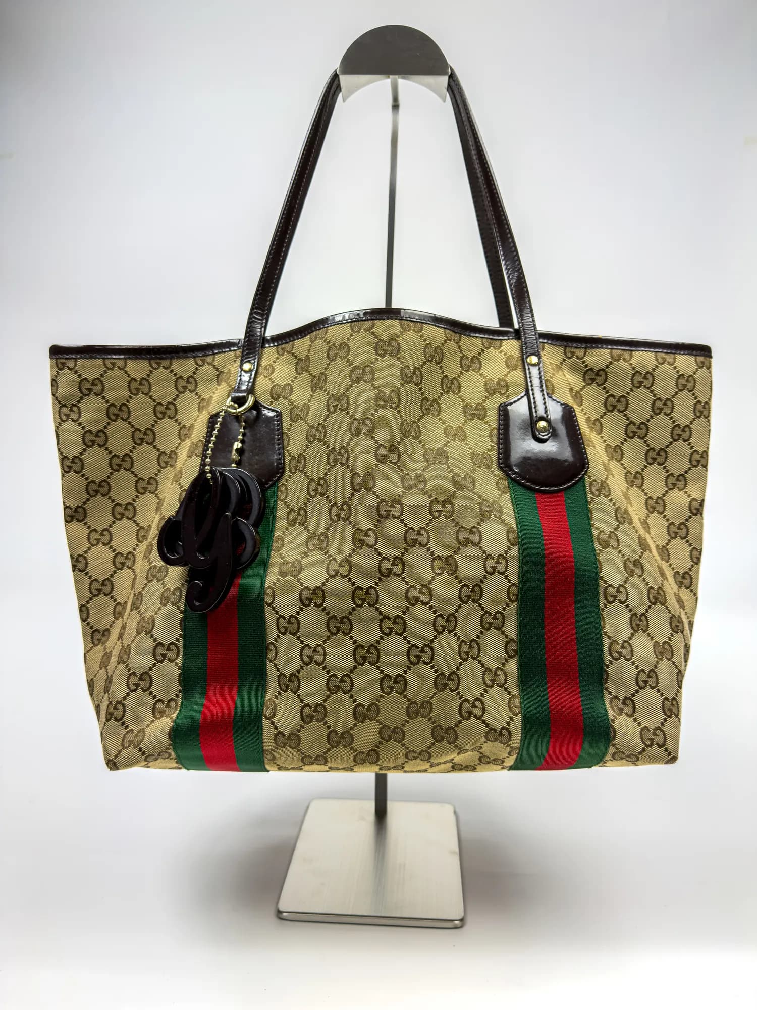 구찌 오피디아 GG 웹 토트백 211970